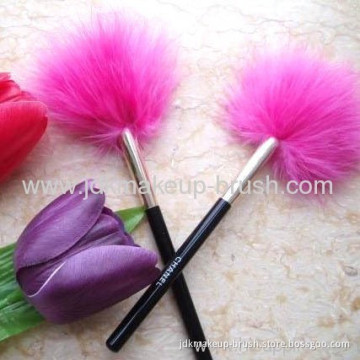 Turkey Hair Feather Cosmetic Powder Brush 